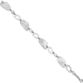 thumbnail image 2 of Sterling Silver Jbsp's Radiant Essence Rhodium-Plated Brushed Bracelet (7 X 11.5) Made In Italy qlf1242-7, 2 of 5