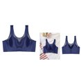 thumbnail image 2 of Plus Size Bras for Women Tube Top Vest Seamless Original Wirefree Support Bra Royal Blue D 36 Unique Bargains Sujetadores Básicos, 2 of 2