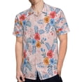 thumbnail image 4 of High Quality Hawaiian Shirts for Men Short Sleeve Aloha Beach Shirt Floral Summer Casual Button Down Shirts Blouses N69PS5, 4 of 7