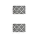 thumbnail image 2 of Injueey Textura y parte inferior antideslizante para una buena sensación de paso Alfombra de ducha Baño absorbente antideslizante Gris 40x60cm 2piezas, 2 of 6