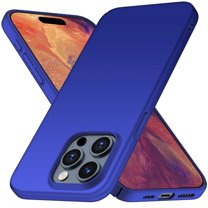 SZDUDU for iPhone 15 Case 6.1", Slim Liquid Silicone Gel Rubber Shockproof Case for iPhone 15 (Blue)