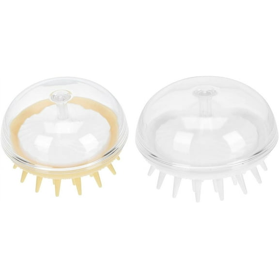 2pcs Hair Scalp Brush Multi Shampoo Scalp Massager Brush Head Scrubber Brush Combs Hair Washing Tool for Women Men or Pets