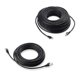 thumbnail image 1 of 125ft Tangle-Free Cat6 & 25ft Shielded Cat6a Ethernet Cables - Black, 1 of 5