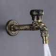thumbnail image 3 of Grifo de pared de aleación de zinc Perfecl moderno fregona de cocina bronce, 3 of 8