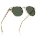thumbnail image 1 of Lentes de Sol CARFIA de Acetato Polarizados para Hombre CA2307 con Lentes Verdes, 1 of 9