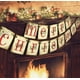 thumbnail image 5 of Pancarta de Feliz Navidad - Decoraciones navideñas vintage para interiores para el hogar, la oficina, la fiesta, el manto de la chimenea Adepaton CQ298, 5 of 5