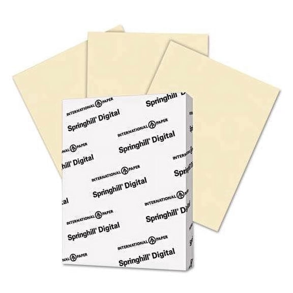Springhill Vellum Bristol Ivory 67# Cover 8.5"x11" 250 sheets