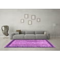 thumbnail image 3 of Ahgly Company Indoor Rectangle Oriental Purple Modern Area Rugs, 5' x 7', 3 of 4