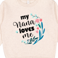 thumbnail image 3 of Inktastic My Nana Loves Me Granddaughter Toddler Sweatshirt, 3 of 4