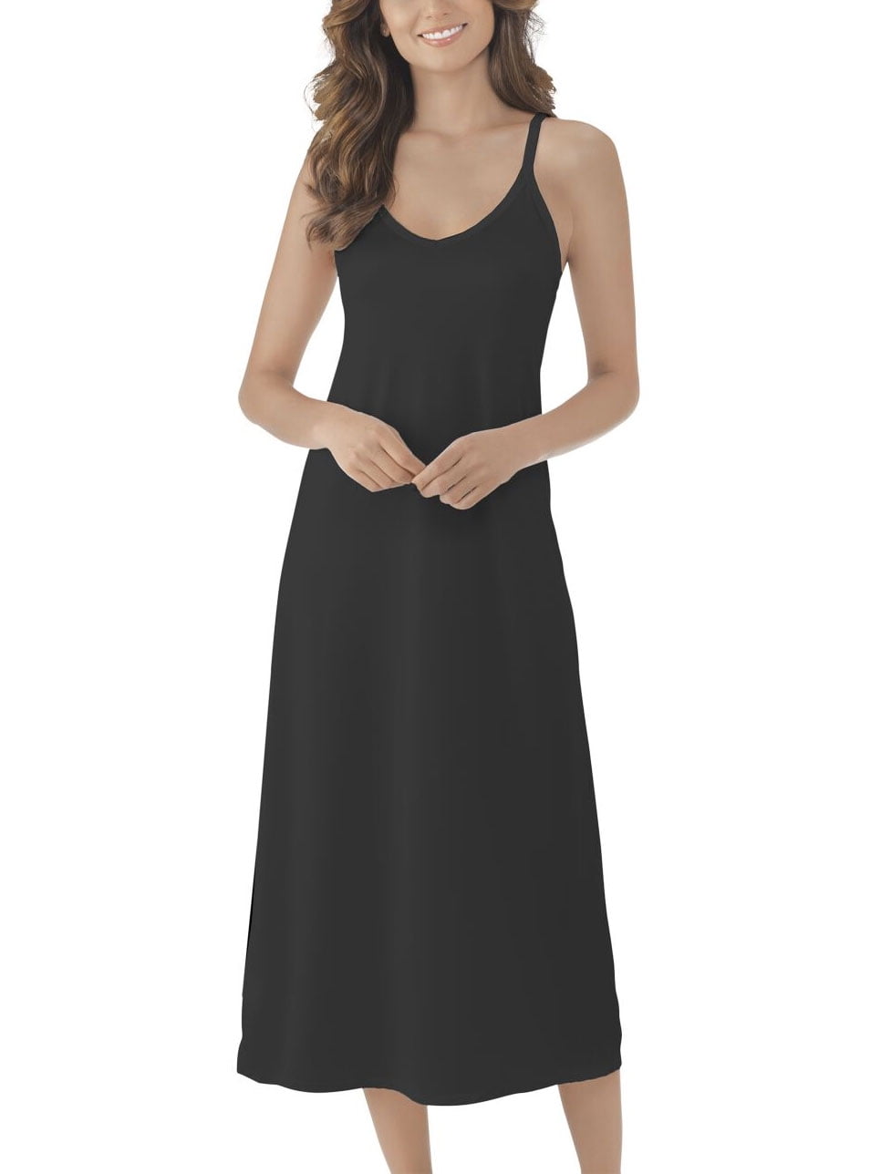 MANCYFIT Full Slips for Women Spaghetti Strap Under Dresses V Neck Sleeveless Nightgowns