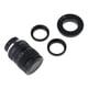 thumbnail image 1 of Lente de montura 4C de 25 mm con adaptador de lente Anillos macro Adaptador de tubo de extensión Negro, 1 of 9