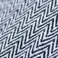thumbnail image 4 of Americanflat 50x60 Throw Blanket, 100% Cotton with Fringe, Navy White Herringbone, all seasons blanket, 4 of 6