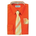 thumbnail image 2 of Berlioni Kids Boys Long Sleeve Dress Shirt Set, 2 of 2