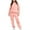 women Pink pants, variant on Tuphregyow Women's 2 Piece Long Sleeve Crew Neck Pullover Tracksuit Pants Set, Casual Suit for Leisure Activities,Loose Fit for Summer,for Yoga, Lightweight Trendy with Fun Pleated Brown S