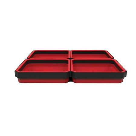 

E-Z Red EZR-EZTRAY-QRD Quad Expandable Magnetic Tray Red