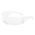 thumbnail image 5 of Futuristic Narrow Cyclops Visor Sunglasses Laser Eyeglasses UV400 Personality Mirrored Lens Costume Eyewear Glasses Men Glasses, 5 of 9
