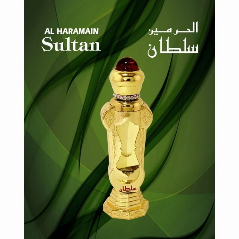 Al Haramain Sultan Perfume Oil, Middle Eastern Fragrance, Amber