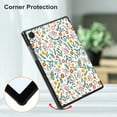thumbnail image 6 of Fintie Case for Samsung Galaxy Tab A8 10.5 inch Tablet 2022 (SM-X200/X205/X207), Slim Lightweight Tri-Fold Stand Cover Hard Back Shell Auto Wake/Sleep, Spring Bloom, 6 of 9