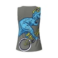 thumbnail image 5 of Picia Fun Riding Dinosaur Pattern Women's Workout Tank Top,Breathable Activewear,Slim Fit Athletic Top,Versatile Workout Moisture-wicking top-, 5 of 9