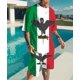 thumbnail image 3 of Nuevo conjunto de pantalones cortos deportivos informales con estampado digital 3D de la serie Animal Lion Eagle Wolf para hombre, 3 of 5