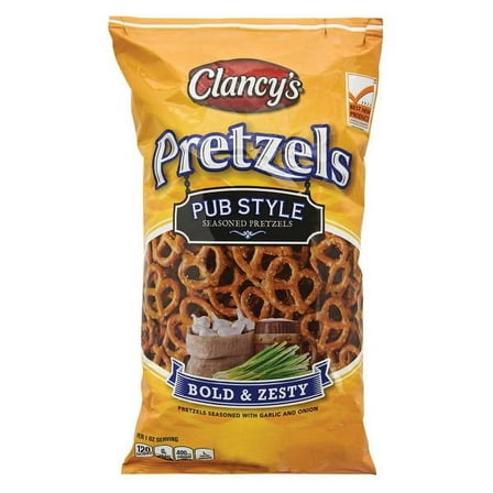 Pub Style Seasoned Pretzels, 12 oz- Pack of 3