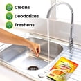 thumbnail image 5 of Garbage Disposal Cleaner and Deodorizer Drops- [[50-Count]] Orange Zest Scented Kitchen Sink Freshener Pods & Drain Odor Eliminator Disposer Care Balls by Bastion, 5 of 7