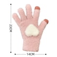 thumbnail image 3 of UTSJKR Unisex Winter Fluffy Heating Gloves Windproof Fleece Plush Gloves Touch Screen Warm Winter Soft Glove for Women Pink, 3 of 6