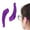Purple, variant on 1Pcs Silicone Slip Ear Hook,Eyeglass Retainer,Anti Slip Ear Grips Hook,Silicone Eyeglass Hooks Anti-Slip Temple Tips Glasses Slip Holder Comfortable for Ears Suitable for Sports,for Men,Woman,Black