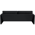 thumbnail image 3 of Meridian Furniture Sloan Black Velvet Fabric Sofa, 3 of 15