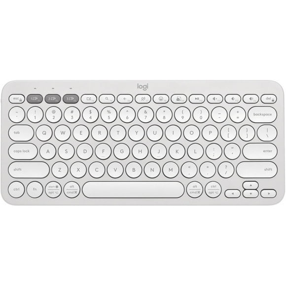 Teclado Inalambrico LOGITECH PEBBLE KEYS 2 K380S Español Blanco
