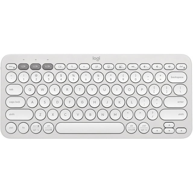 Teclado Inalambrico LOGITECH PEBBLE KEYS 2 K380S Español Blanco