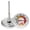 As shown, variant on Grill Thermometer Barbecue Charcoal Gauge Replacement Thermometer For Bbq Meat