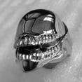 thumbnail image 2 of K-KED Trendy Men's Personality Can Open Shark Head Stainless Steel Rings Size 7-13-9, 2 of 8