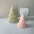 thumbnail image 5 of Molde de silicona para velas con forma de pino giratorio geométrico 3D, suministros para hacer velas de árbol de Navidad, molde de resina para jabón, regalos, manualidades, decoración del hogar, 5 of 5