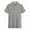 Gray, variant on Blmnix Fashion Tops for Women Yellow Short Sleeve Collared Button Solid Loose T-Shirts Casual Shirts