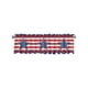 thumbnail image 2 of RKSTN blackout curtains Living Room Curtains, Flag Pattern With Stars And Translucent Stripes, For, Eyelets, 2 of 7