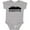 AC-Heather Grey, variant on Charlotte North Carolina Skyline Nc City Boys or Girls Baby Bodysuit