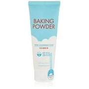 ETUDE Baking Powder Pore .. Cleansing Foam 5.4 fl.oz.(160ml) .. (21AD) | Multi-Deep Cleansing .. Foam to Remove Dead .. Cells, Impurities From Pores .. and Cleanse Away Makeup