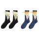 thumbnail image 1 of Calcetines Trump Con Pelo Falso 3D para Hombres Y Mujeres () Blanco, 1 of 6