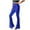 Blue, variant on LYXSSBYX Flare Pants for Women Women's Casual Pantsbell-bottoms Solid Waist Long Pants
