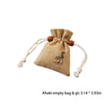 thumbnail image 2 of Advancent Bolsa de lino de 2 piezas, bolsa perfumada exquisita transpirable, suministros de vacaciones, accesorios de fiesta DIY, bolsas de Kits de decoración para fiestas Caqui/8*10cm, 2 of 6