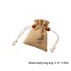 thumbnail image 4 of Moyic Paquete de 2 bolsas de lino transpirable buena decoración bolsa perfumada suministros de vacaciones accesorios de fiesta contenedor de Kits de decoración para fiestas Caqui/8*10cm Moyic HA066380-01, 4 of 6