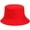 Red, variant on CoCopeaunts Cotton Bucket Hat Women Solid Color Reversible Summer Thin Quick Dry Men Fisherman Hat Soft Wear-Resistant Bucket Cap
