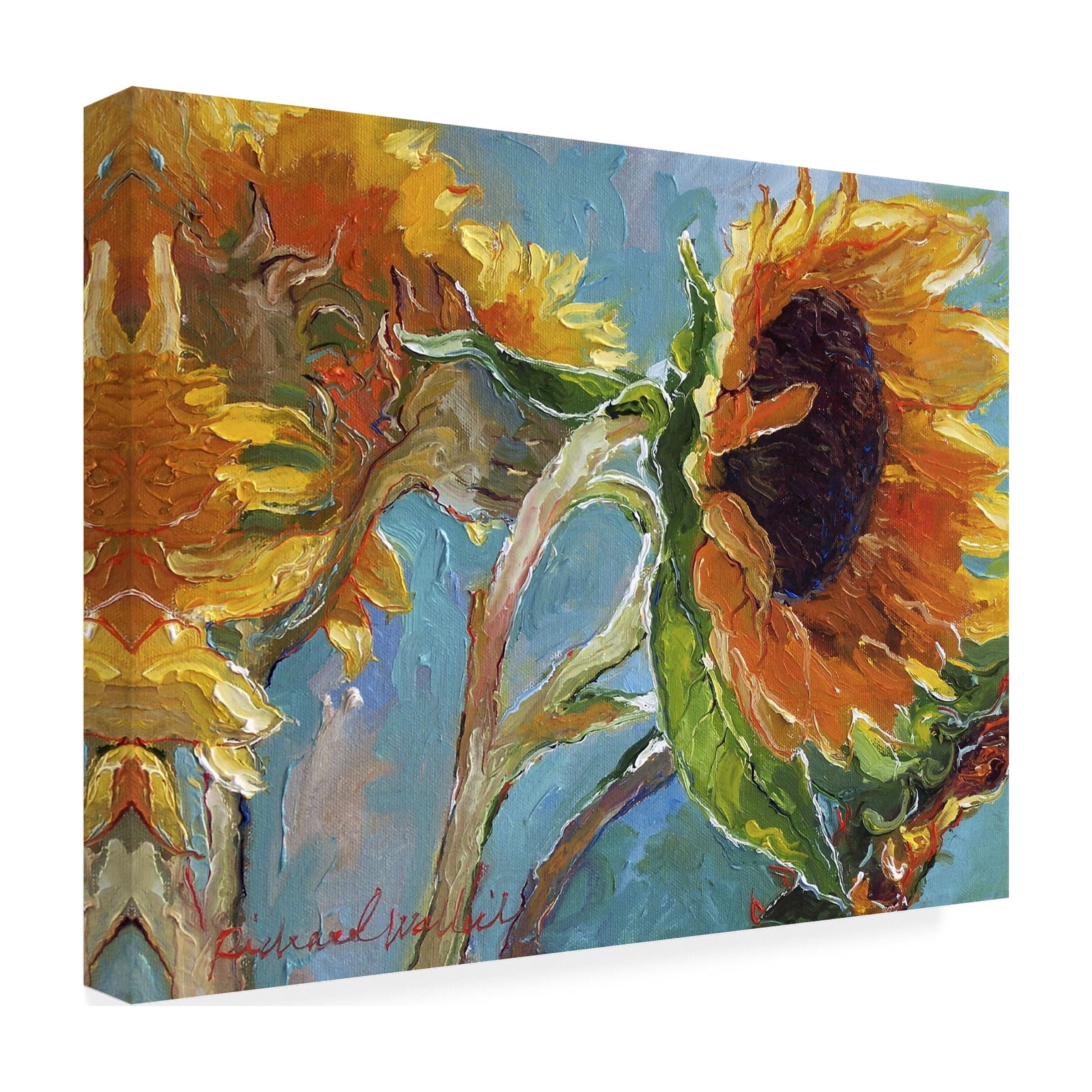 Richard Wallich 'Sun 11' Canvas Art