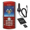 T-Mobile Blackberry Pearl with Bonus Car Charger & 1 GB microSD Memory Card