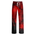 thumbnail image 5 of WTOBBY Women's Festive Halloween Print Drawstring Waist Casual Pants with Vibrant Designs, Comfortable Trousers Cut for Autumn Celebrations and Everyday Fun Wear,Black L, 5 of 6