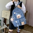 thumbnail image 3 of Teen Girls Backpack Adjustable Shoulder Straps Large Capacity Smooth Zipper Backpack School Bag for High School Students, 3 of 11