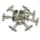thumbnail image 3 of Gemelos de ropa de boda Yinane 10 Piezas Bricolaje Bronce Negocios, 3 of 5