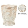 thumbnail image 4 of Zahari Home Decorative Trash Can for Bathroom, Office & Bedroom - 2.1 Gallons Stylish & Small Trash Can for Dorms, Desktop & Restroom - Chic Waste Basket for Compact Spaces, Rose Vine, 4 of 5