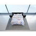 thumbnail image 4 of Juego de Funda Nórdica y Funda de Almohada, Conejito Blanco Lavanda, Cremallera, 4 of 4